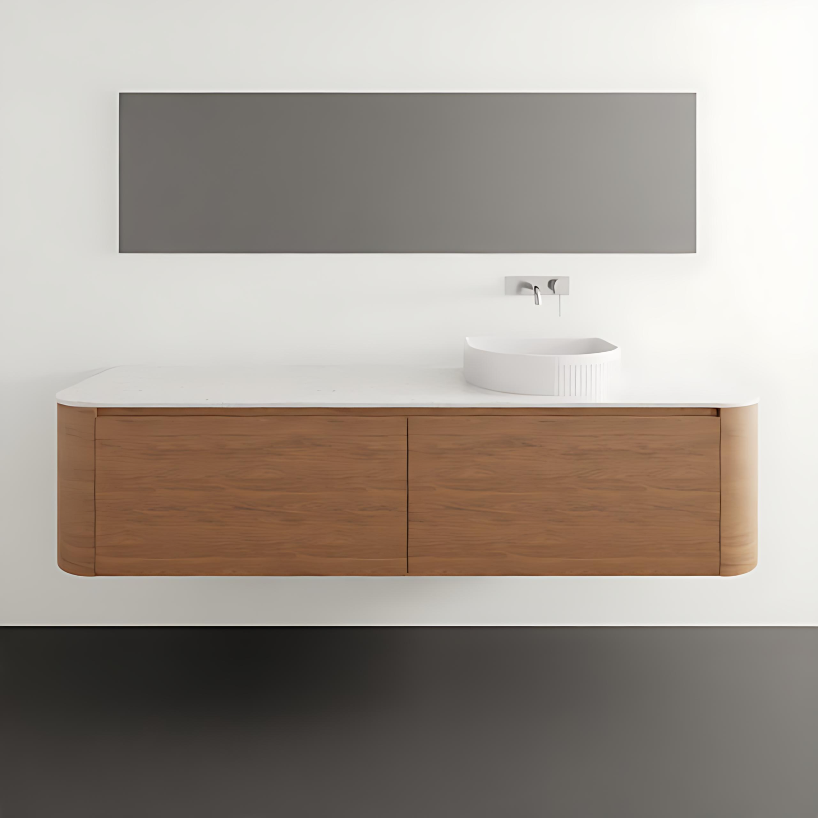 ADP Surry Wall Hung Vanity with Durasein Benchtop SURFAS1800WHRDU - The Blue Space