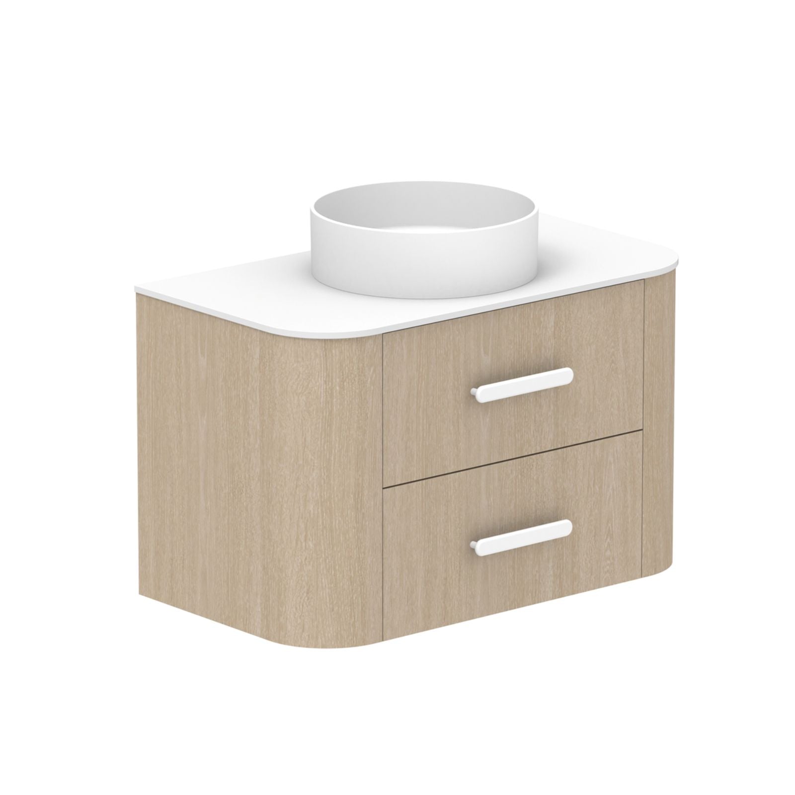 ADP Thea Wall Hung Vanity with Durasein Benchtop TEAFAW0900WHCCP - The Blue Space