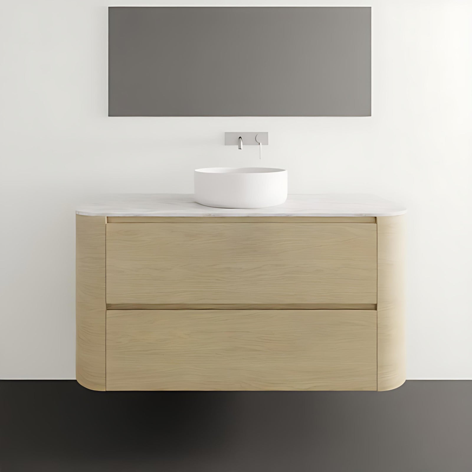 ADP Thea Wall Hung Vanity with Durasein Benchtop TEAFAW1200WHCCP - The Blue Space