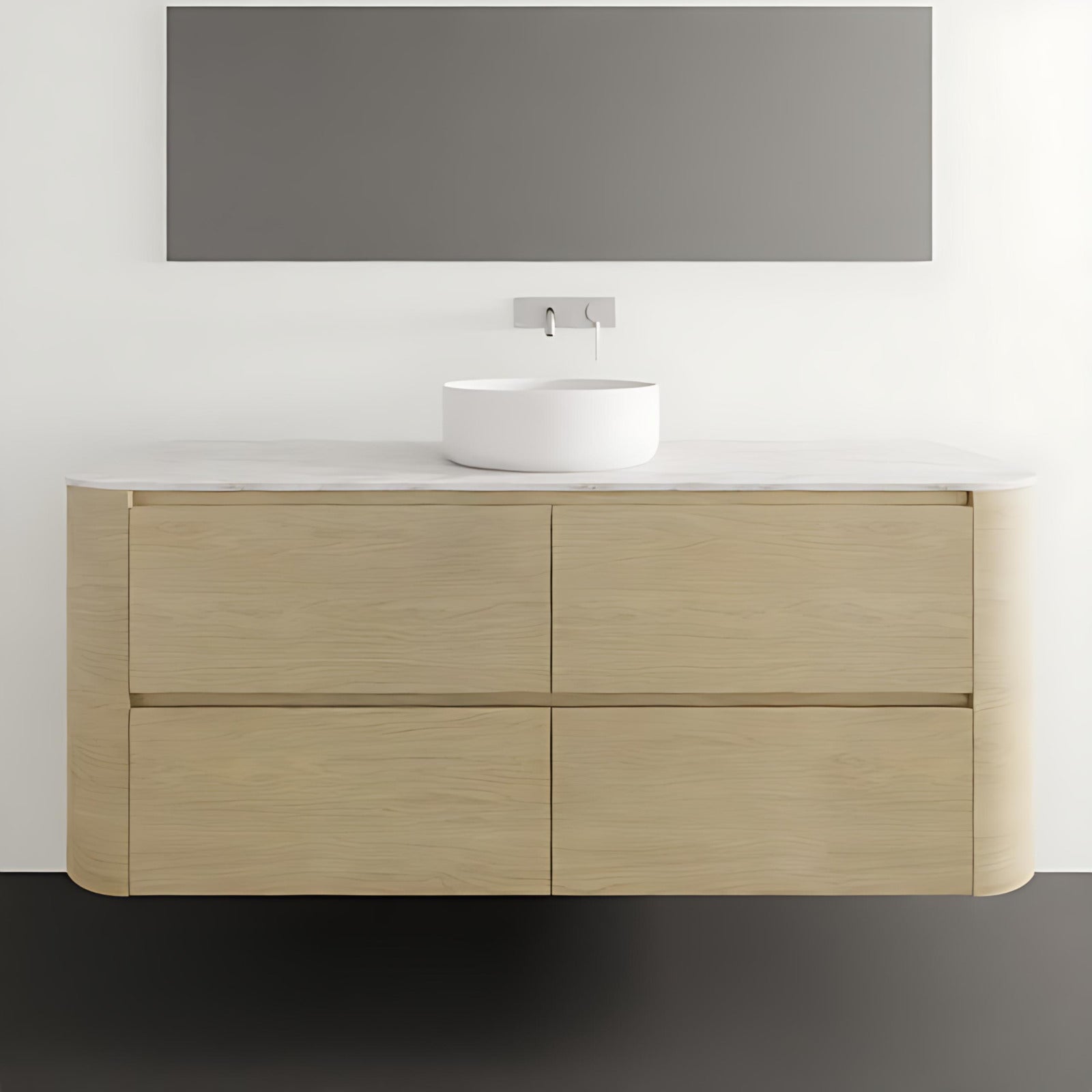 ADP Thea Wall Hung Vanity with Durasein Benchtop TEAFAW1500WHCCP - The Blue Space