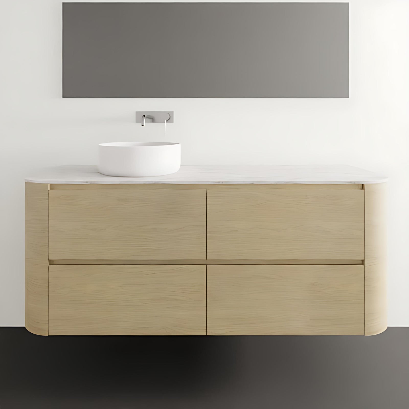 ADP Thea Wall Hung Vanity with Durasein Benchtop TEAFAW1500WHLCP - The Blue Space