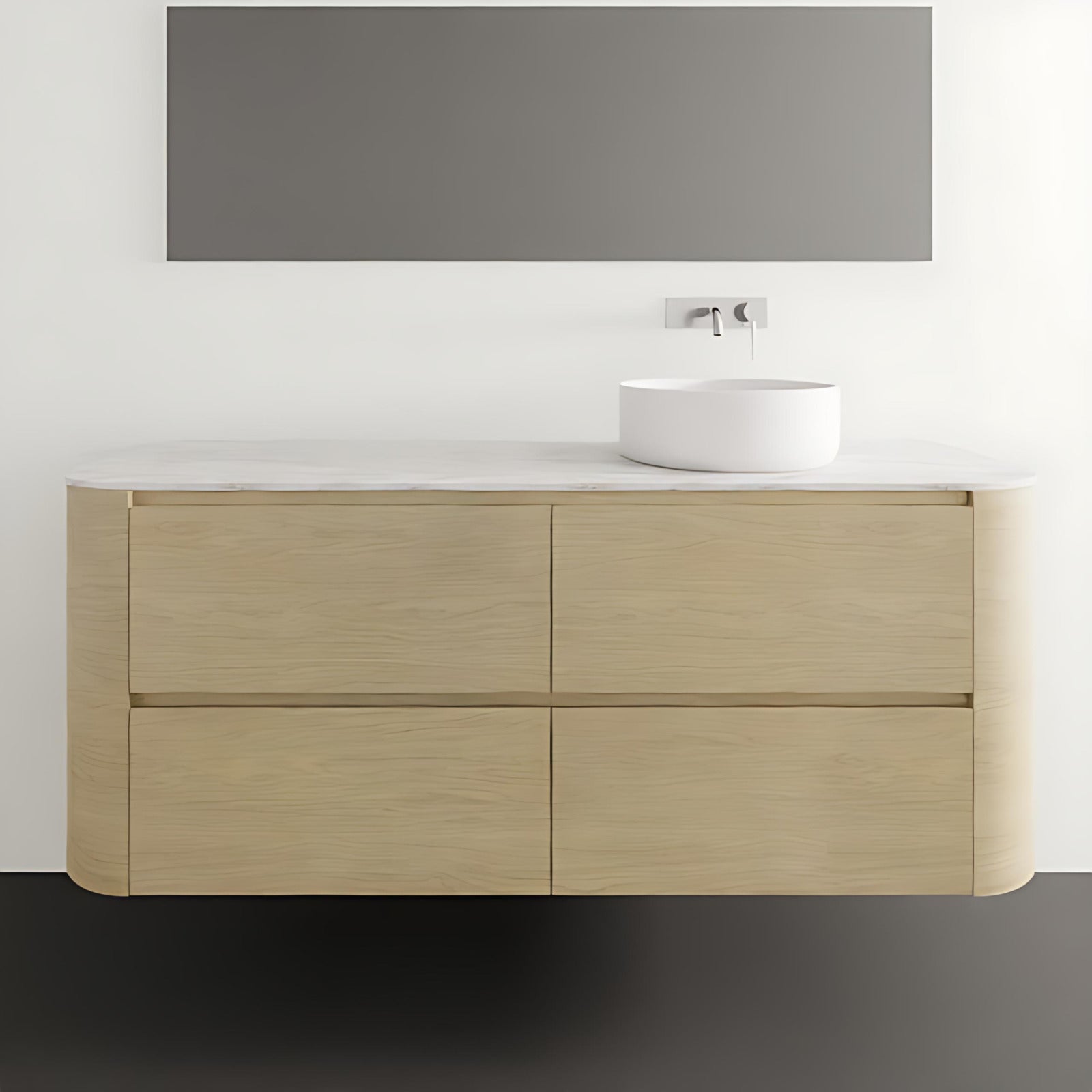 ADP Thea Wall Hung Vanity with Durasein Benchtop TEAFAW1500WHRCP - The Blue Space