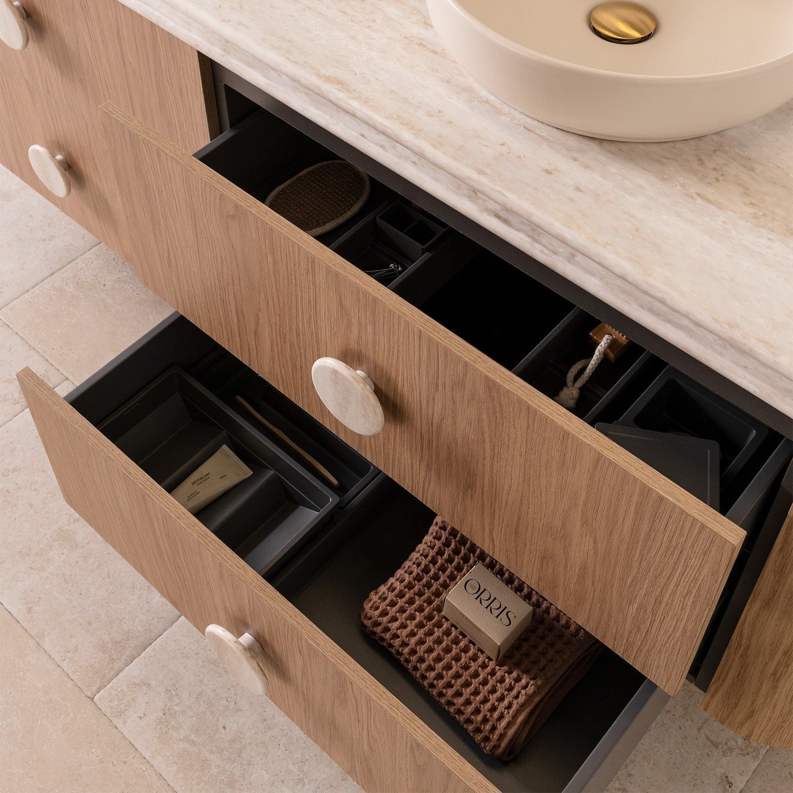 ADP Thea Wall Hung Vanity with Durasein Benchtop TEAFAW1800WHCCP - The Blue Space