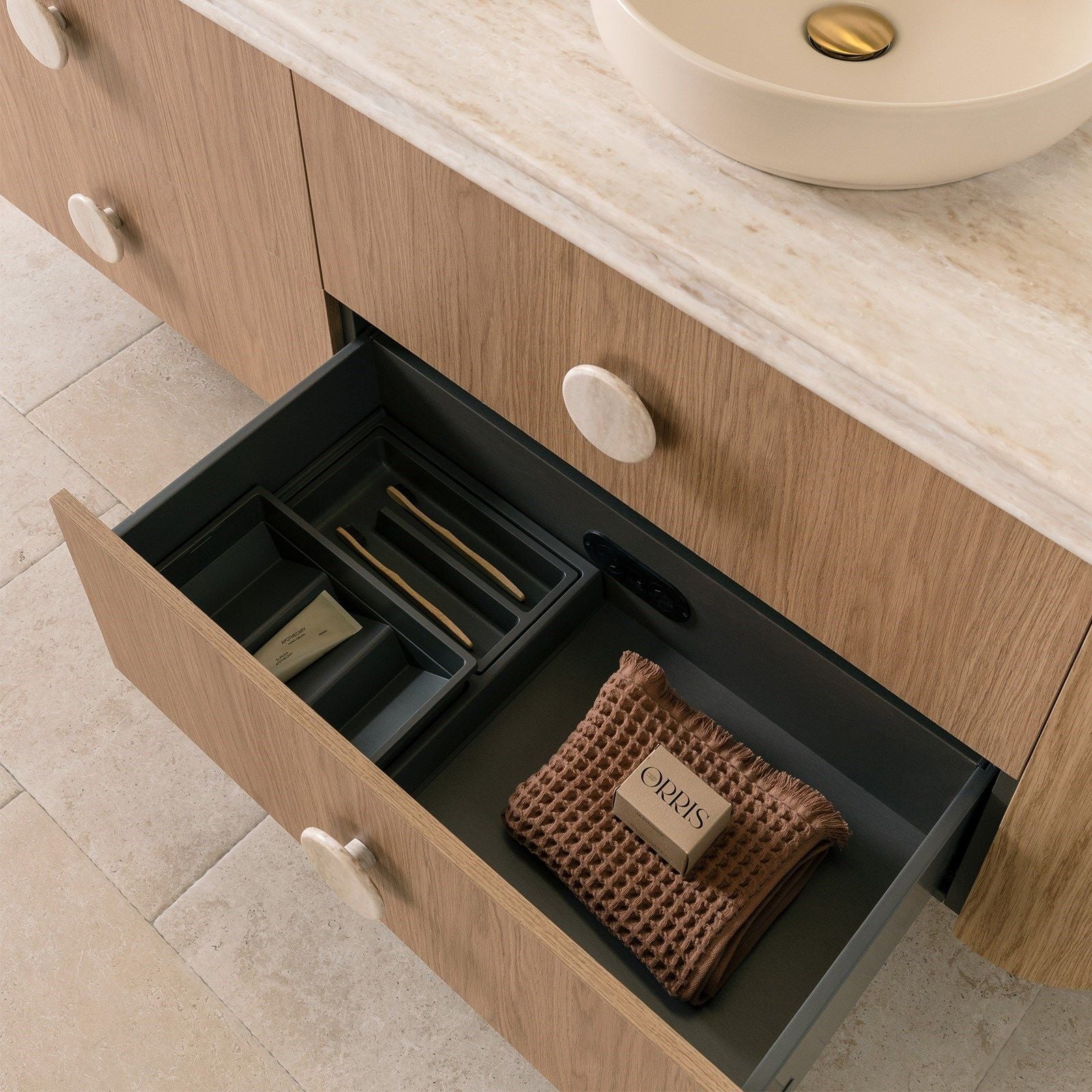 ADP Thea Wall Hung Vanity with Durasein Benchtop TEAFAW1800WHCCP - The Blue Space