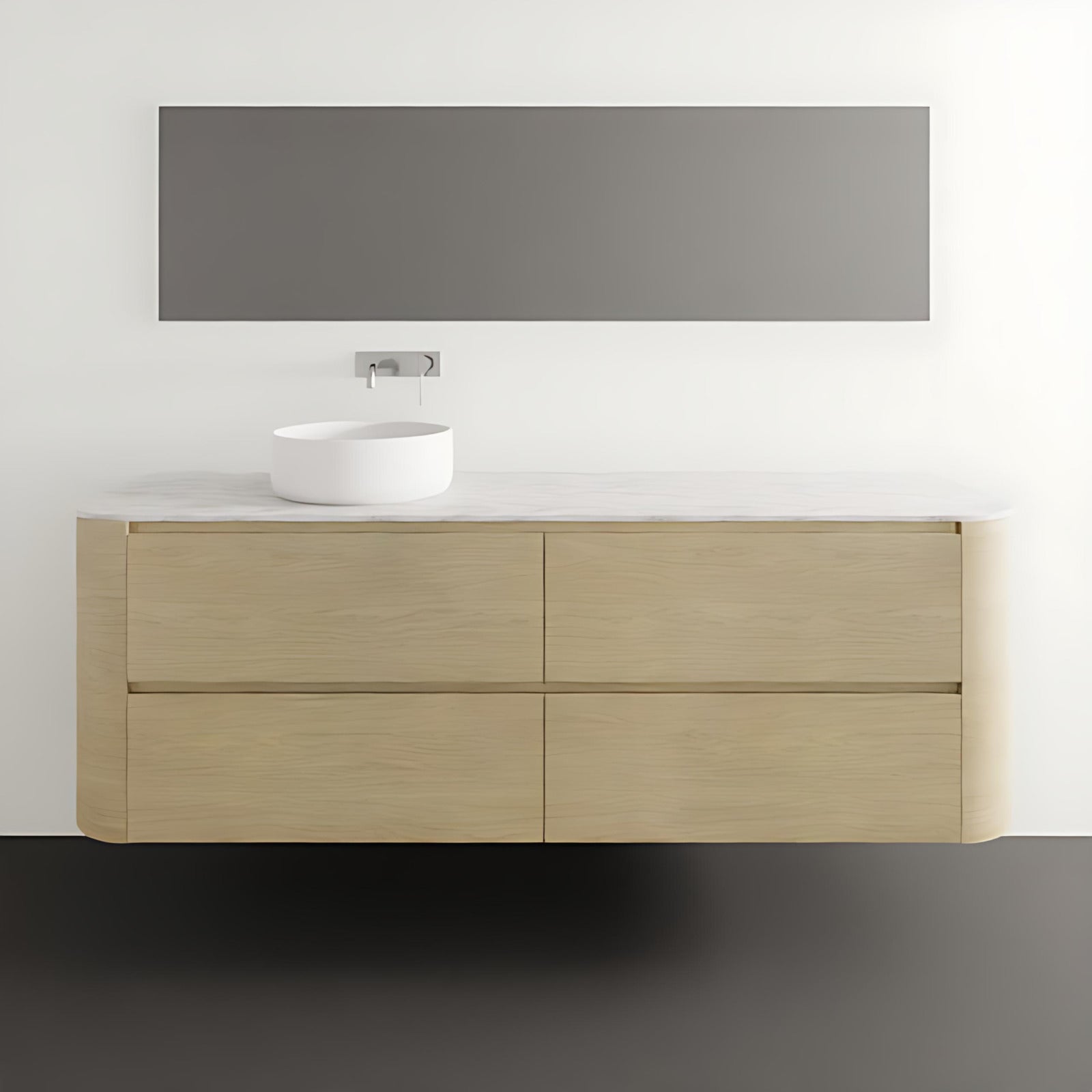 ADP Thea Wall Hung Vanity with Durasein Benchtop TEAFAW1800WHLCP - The Blue Space