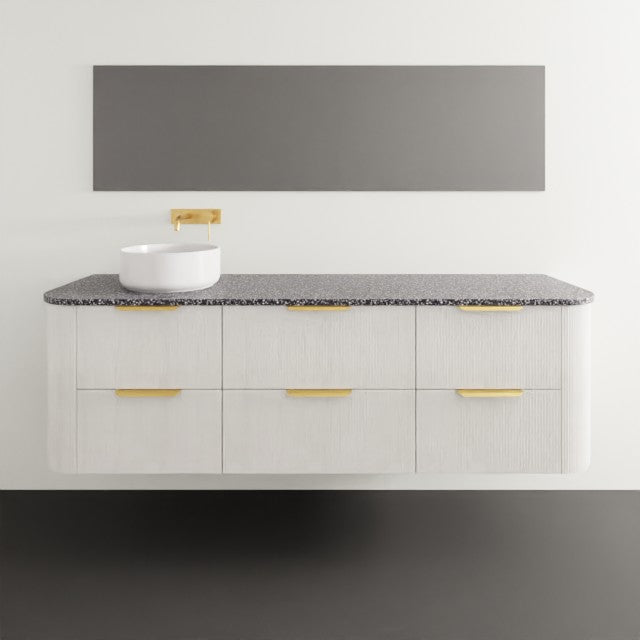 ADP Thirroul Wall Hung Vanity with Durasein Benchtop 1800mm Left Bowl THIFAW1800WHLDU | The Blue Space
