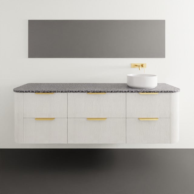 ADP Thirroul Wall Hung Vanity with Durasein Benchtop 1800mm Right Bowl THIFAW1800WHRDU | The Blue Space