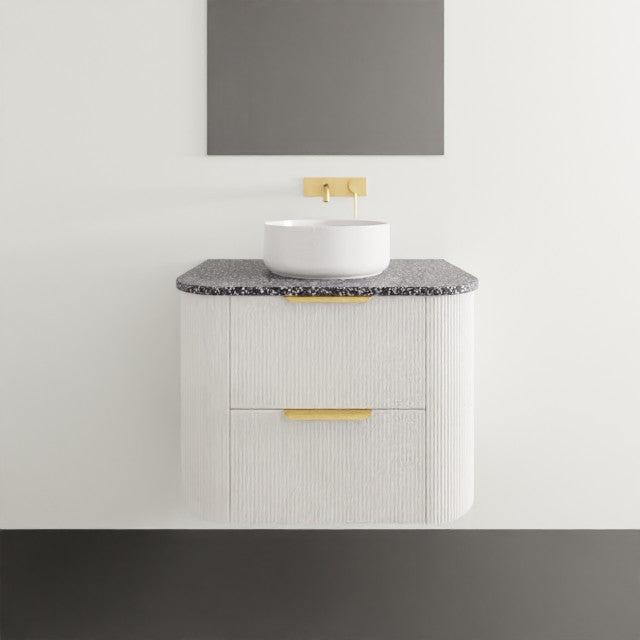 ADP Thirroul Wall Hung Vanity with Durasein Benchtop 750mm Centre Bowl THIFAW0750WHCDU | The Blue Space