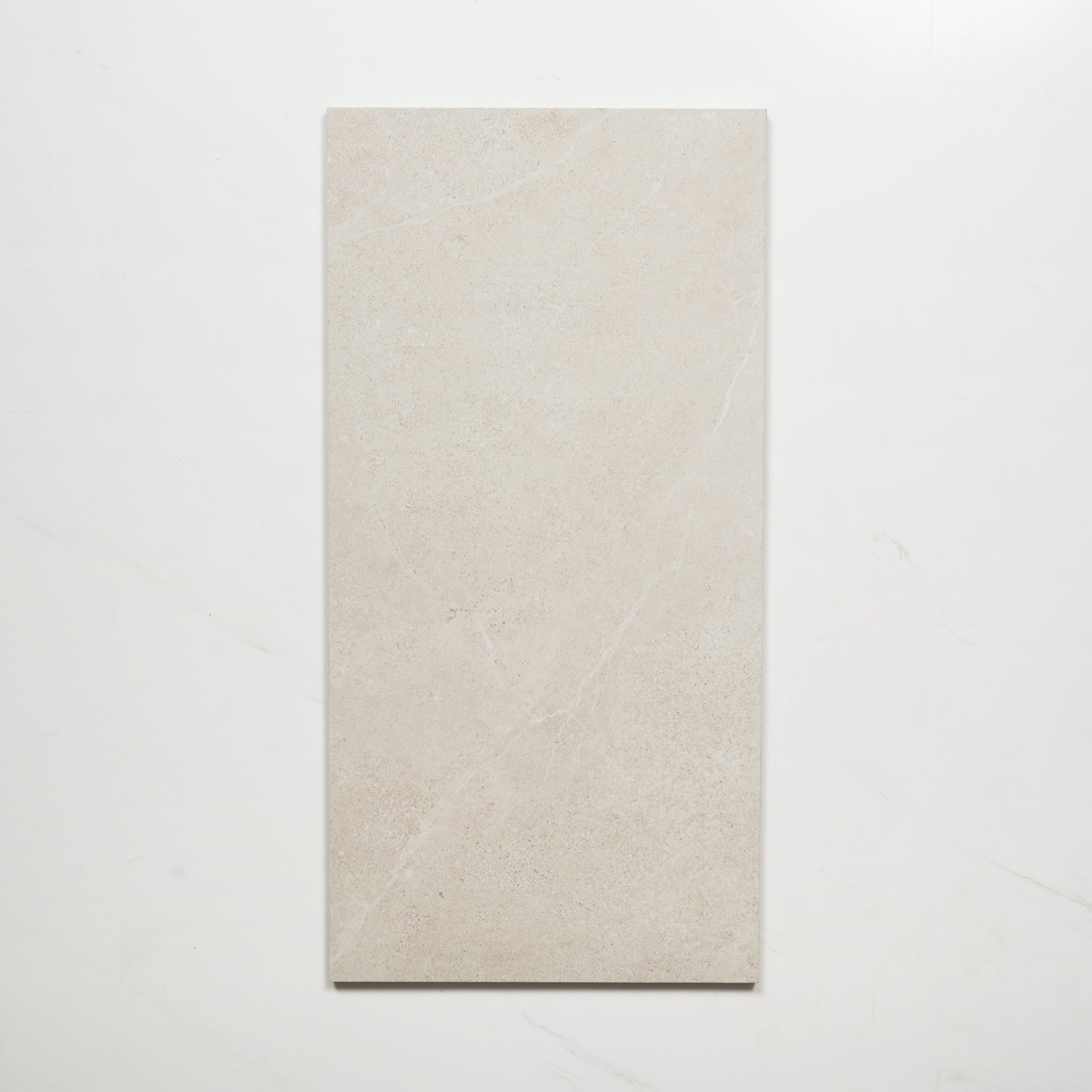 Single No Hand Ardenne Ivory Travertine Look Porcelain Tile P4 300×600mm TURIV3 - The Blue Space