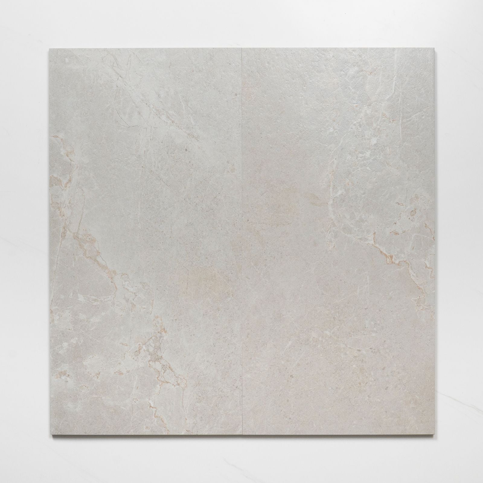 Double no Hand Auralis Off White Honed Porcelain Tile 300 x 600mm 36ARDSVH - The Blue Space