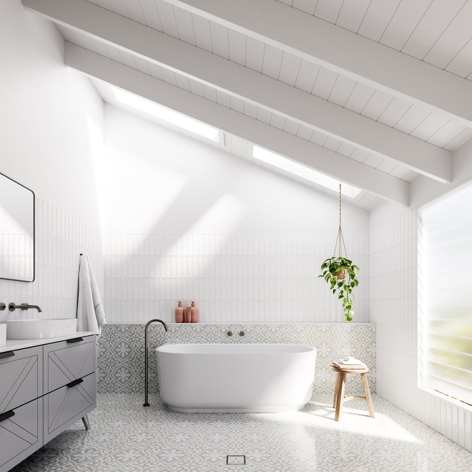 Bao Elegant 1500mm Back to Wall Bath