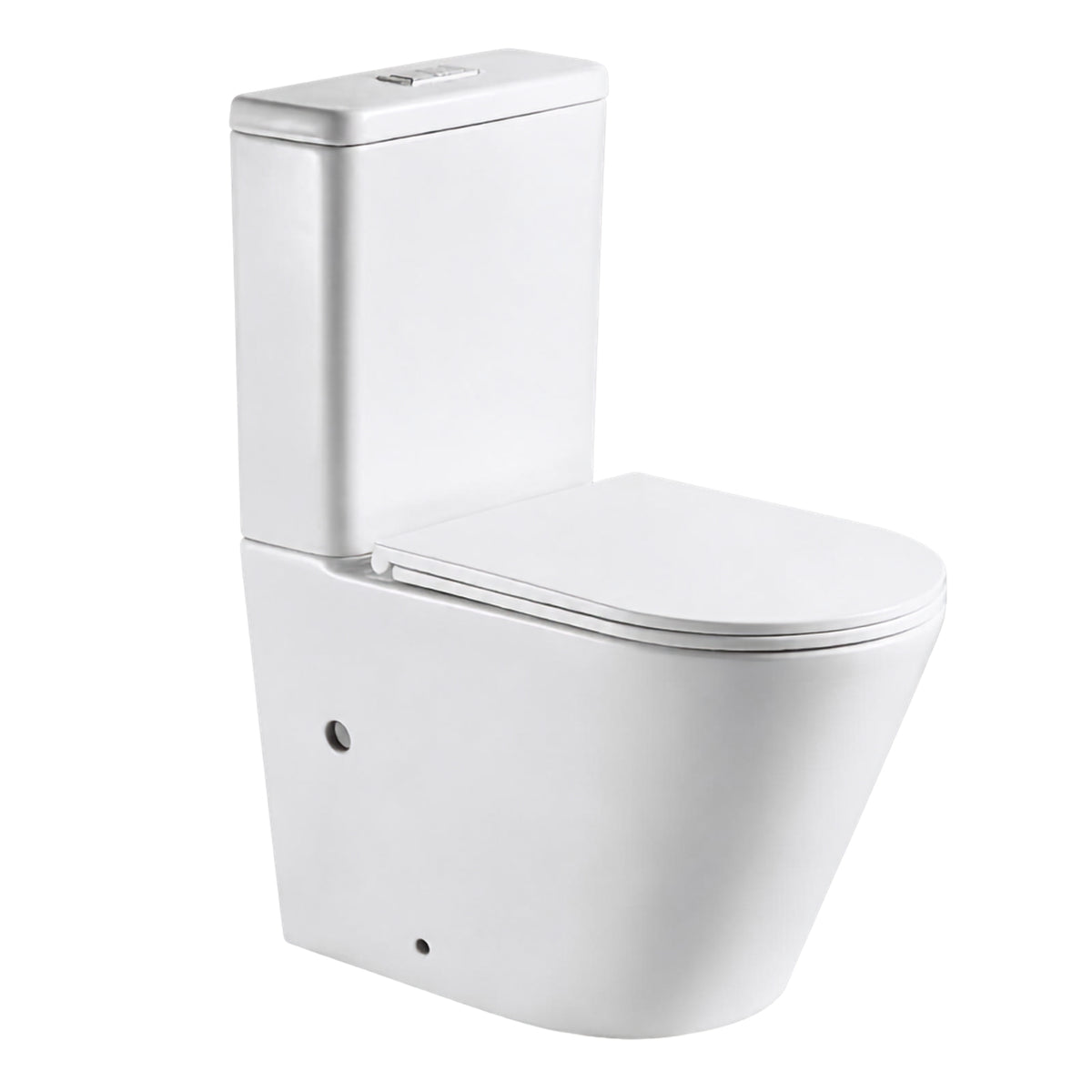 Bao Elegant Raised Height Rimless Back to Wall Toilet Suite BAOBTW10 - The Blue Space