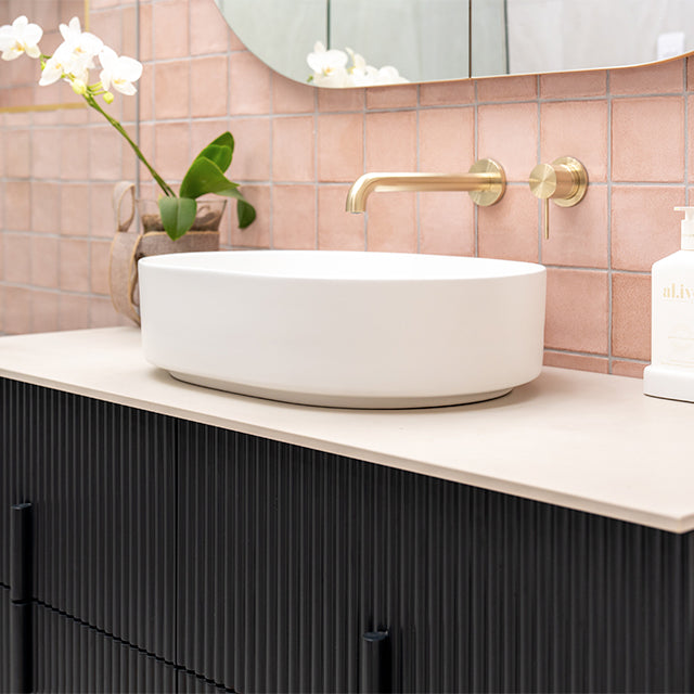 Bao Pill 500mm Above Counter Basin - Matte White