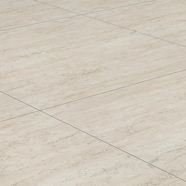 Beige Josie Cross Cut Travertine Tile Tech grip 300 x 600 x 10mm Porcelain | The Blue Space
