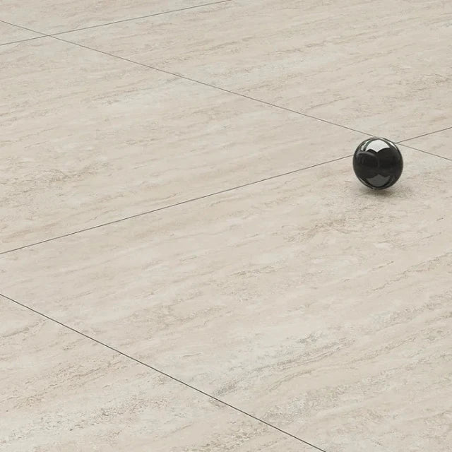 Beige Josie Cross Cut Travertine Tile Tech grip 600 x 1200 x 10mm Porcelain | The Blue Space
