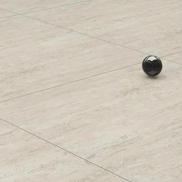 Beige Josie Cross Cut Travertine Tile Tech grip 600 x 1200 x 10mm Porcelain | The Blue Space