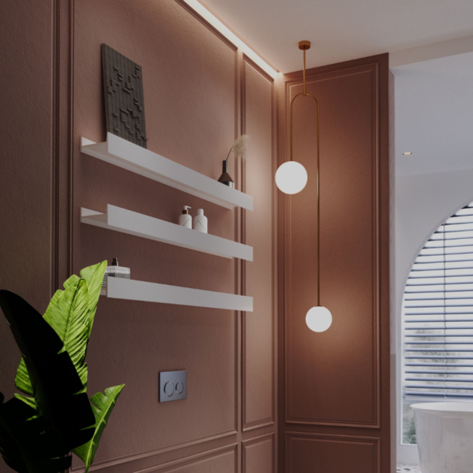 Lifestyle Bel Bagno H Collection Shelf 800 BB-H-800-MW - The Blue Space