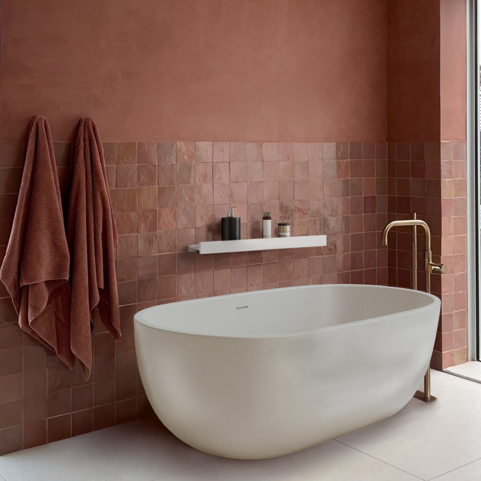 Lifestyle 5 BelBagno H Collection Shelf 1200 BB-H-1200-MW - The Blue Space