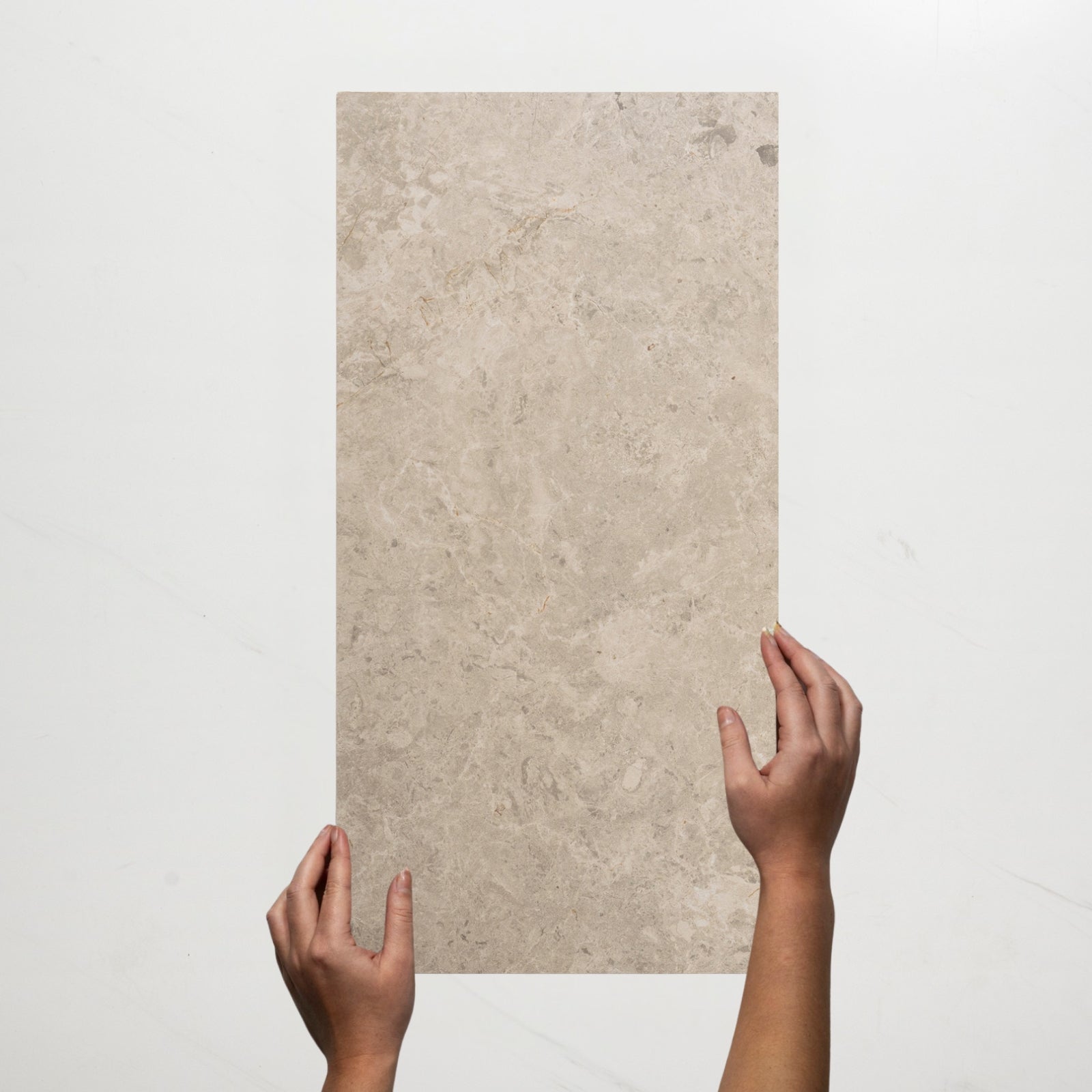 Single With Hand Cairnwell Taupe Stone Look Porcelain Tile P3 300×600mm WITHTAUI3 - The Blue Space