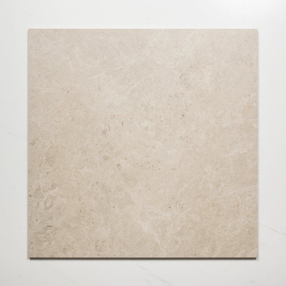 Cairnwell White Stone Look Porcelain Outdoor Tile P5 600×600mm