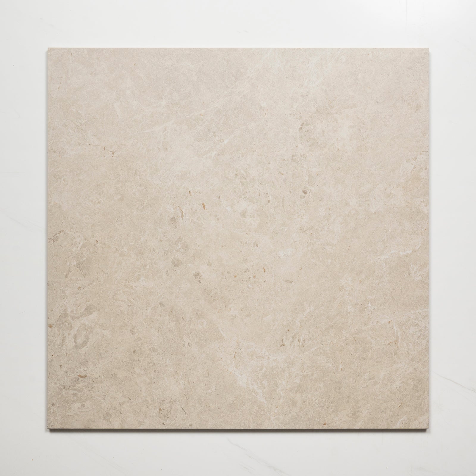 Single No Hand Cairnwell White Stone Look Porcelain Tile P3 600×600mm WITHWHI4 - The Blue Space