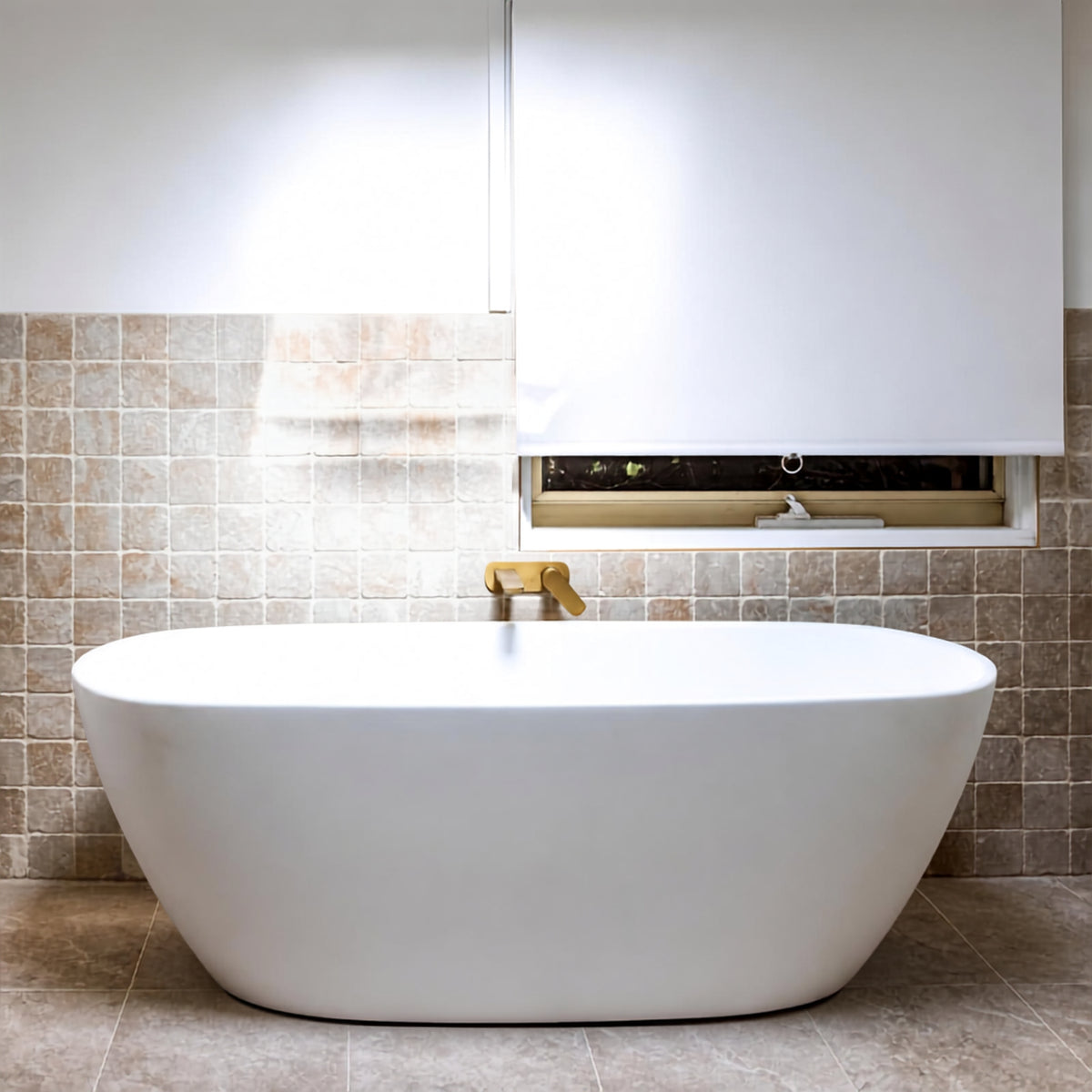 Caroma Contura II 1700mm Freestanding Bath - Matte White CII7FSMW - The Blue Space