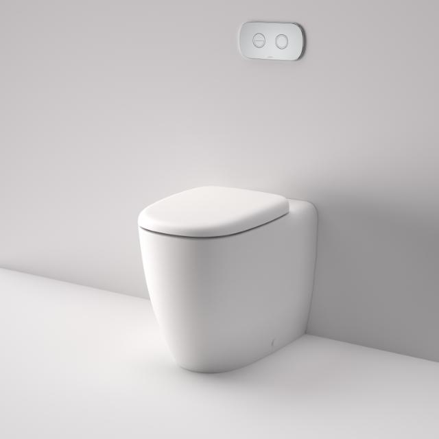 Caroma Contura II Cleanflush Invisi Series II Wall Faced Suite - Matte White 848901MW - The Blue Space