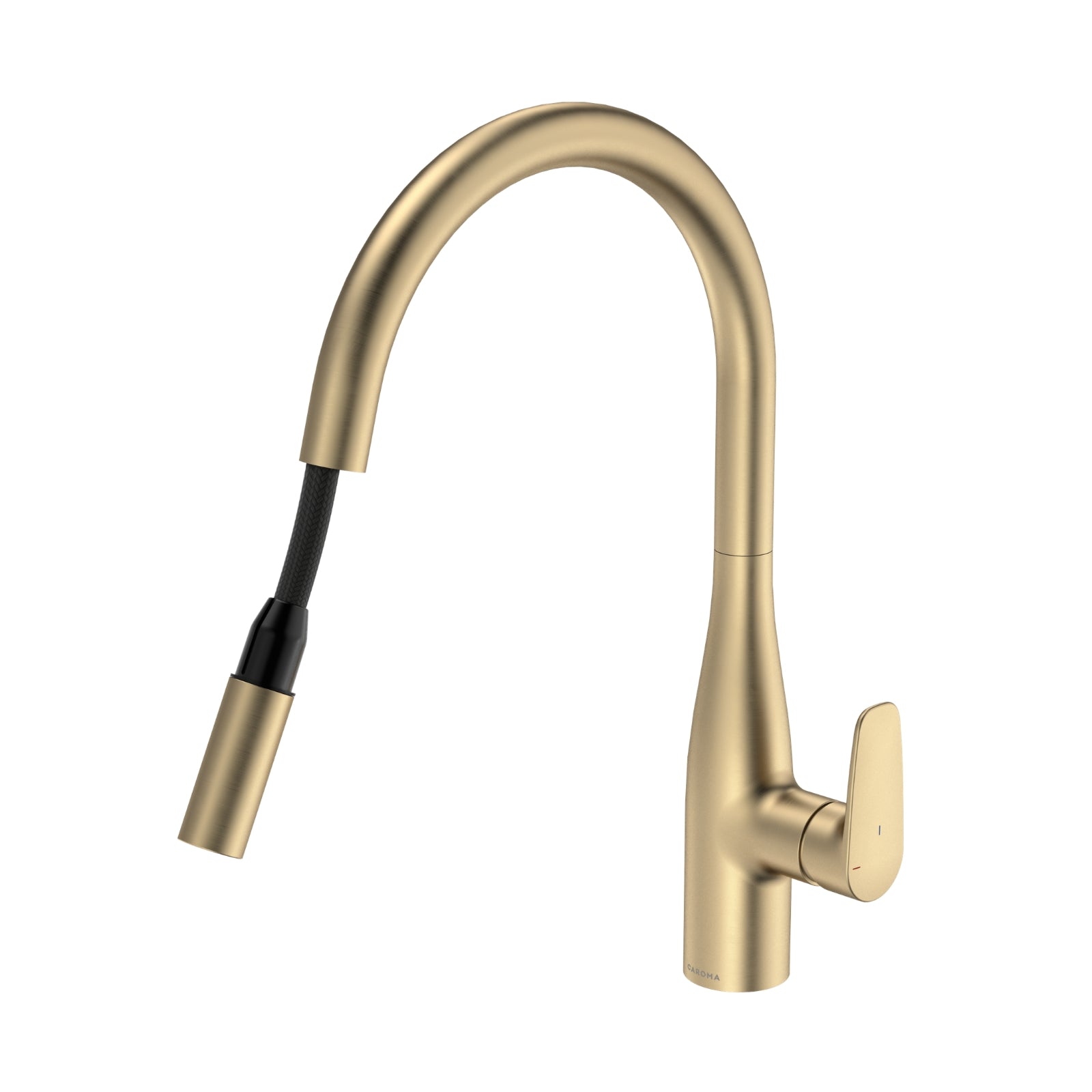 Extend 2 Caroma Contura II Pull Out Sink Mixer - Brushed Brass 849062BB56AF - The Blue Space