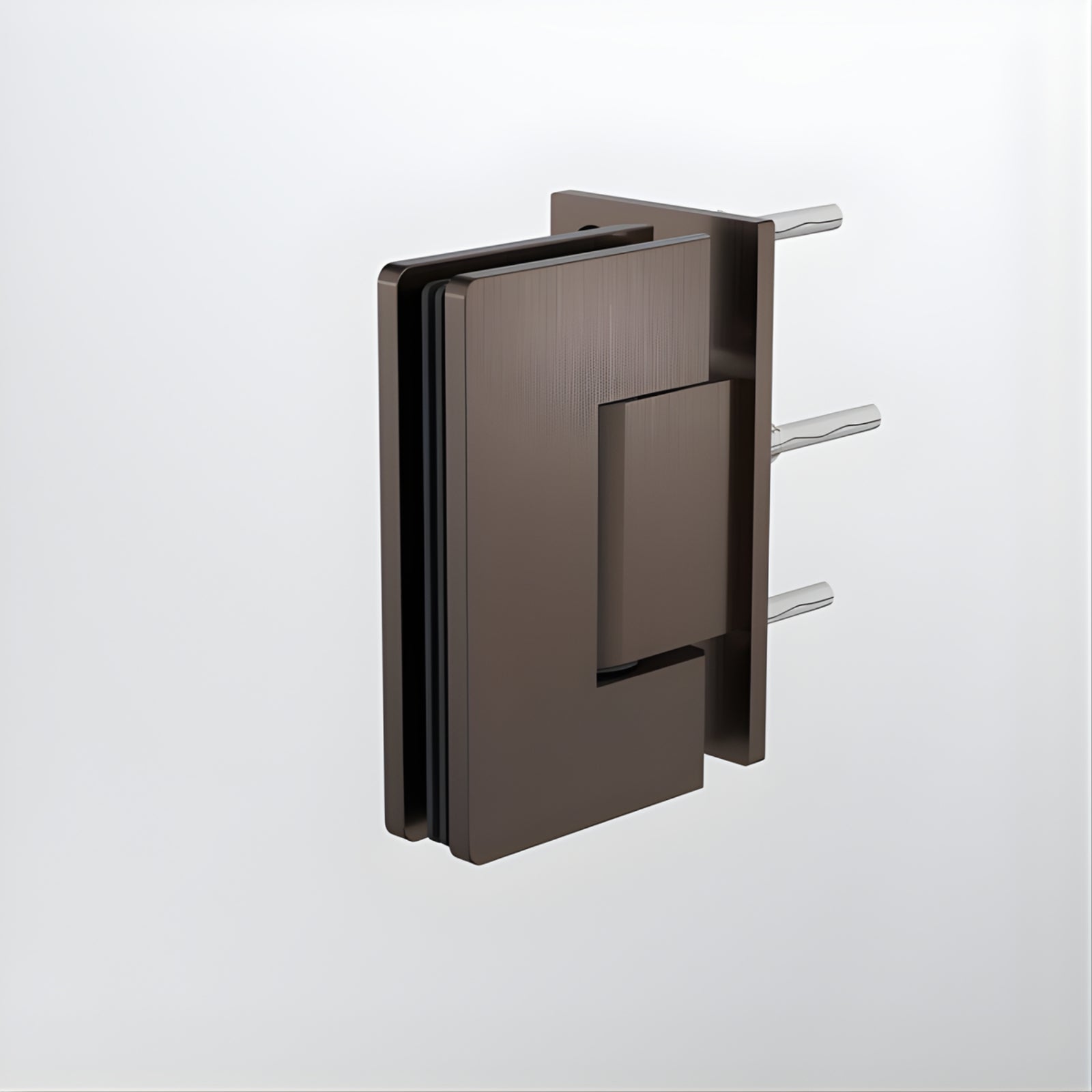 With Screw Caroma Glass to Wall Shower Door Hinge Brushed Bronze 14228004BBZ - The Blue Space