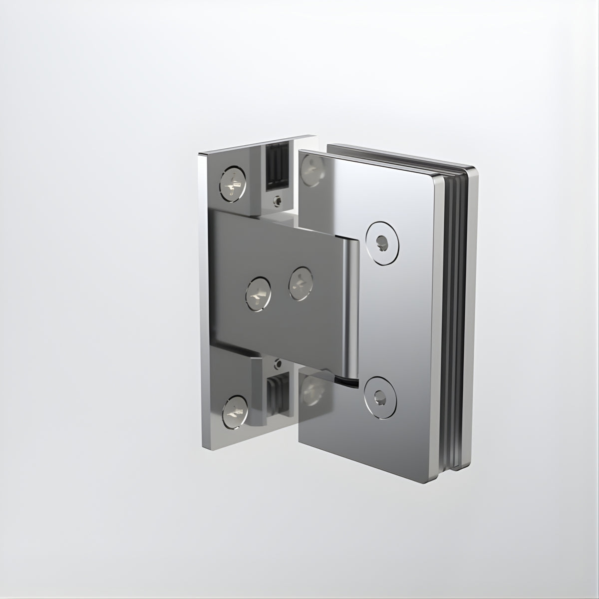 Back Caroma Glass to Wall Shower Door Hinge Polished Stainless Steel 14228004PSS - The Blue Space