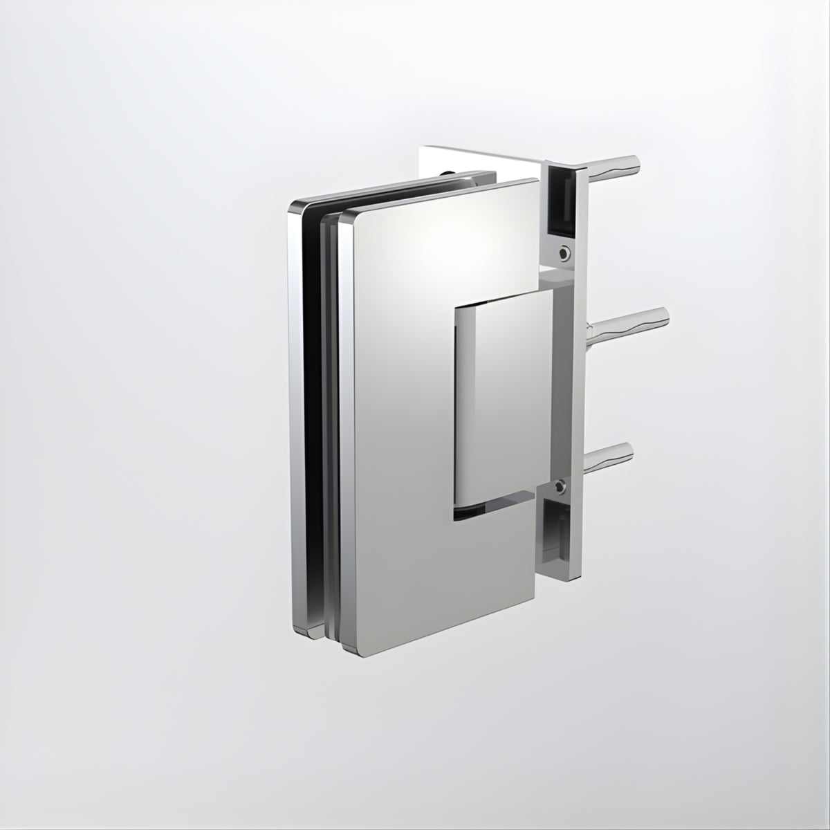 With Screw Caroma Glass to Wall Shower Door Hinge Polished Stainless Steel 14228004PSS - The Blue Space