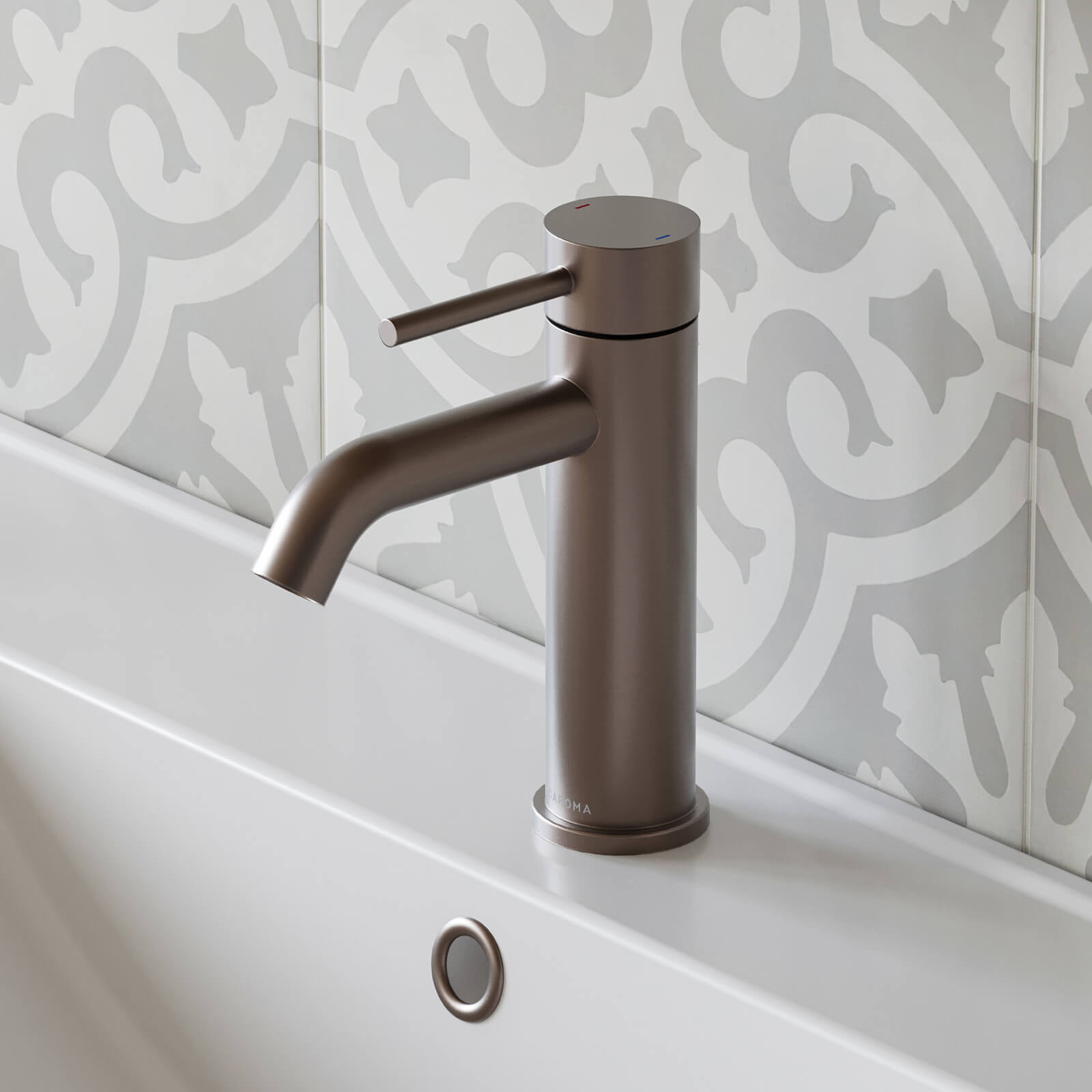 Caroma Liano II Basin Mixer - Brushed Bronze 96341BBZ6AF - The Blue Space