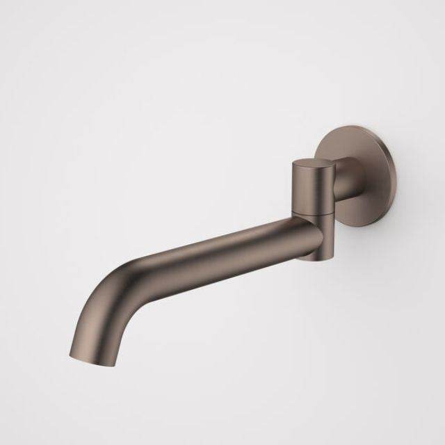 Caroma Liano II 220mm Bath Swivel Outlet - Round - Brushed Bronze