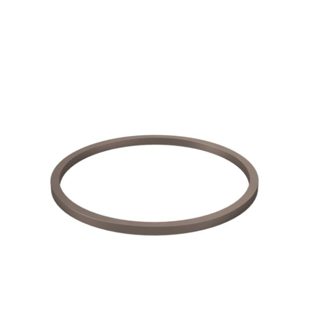 Angle Caroma Liano II 400mm Round Basin Dress Ring - PVD Brushed Bronze 687032BBZ - The Blue Space
