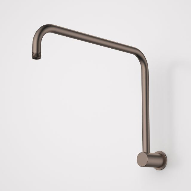 Caroma Liano II 460mm Upswept Shower Arm - Brushed Bronze 99642BBZ - The Blue Space