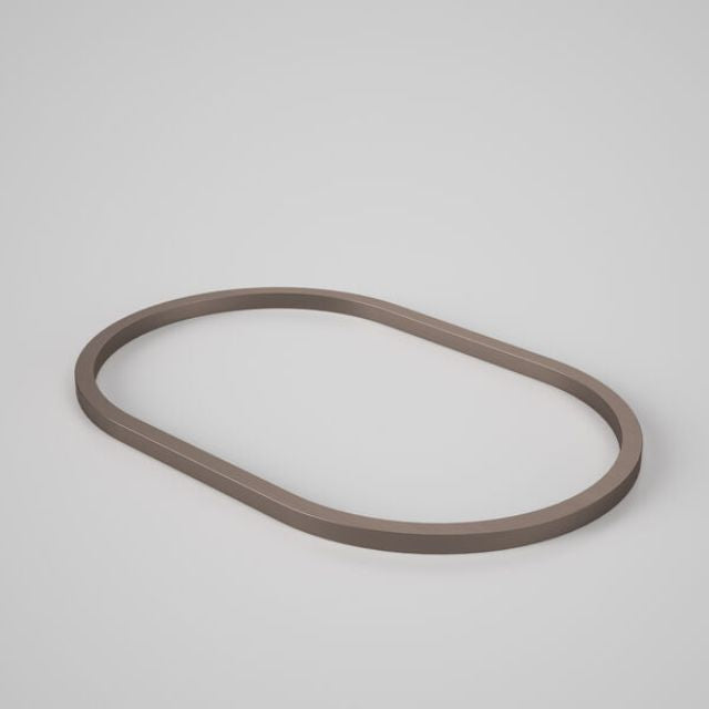 Caroma Liano II 530mm Pill Basin Dress Ring - PVD Brushed Bronze 687033BBZ - The Blue Space
