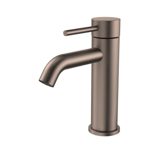 Angle Caroma Liano II Basin Mixer - Brushed Bronze 96341BBZ6AF - The Blue Space