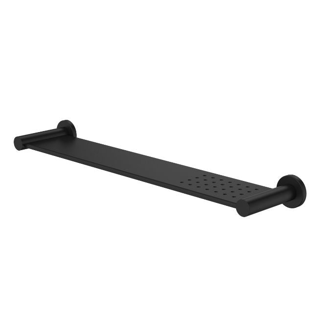 Angle Caroma Liano II Bathroom Shelf - Matte Black 96449B - The Blue Space