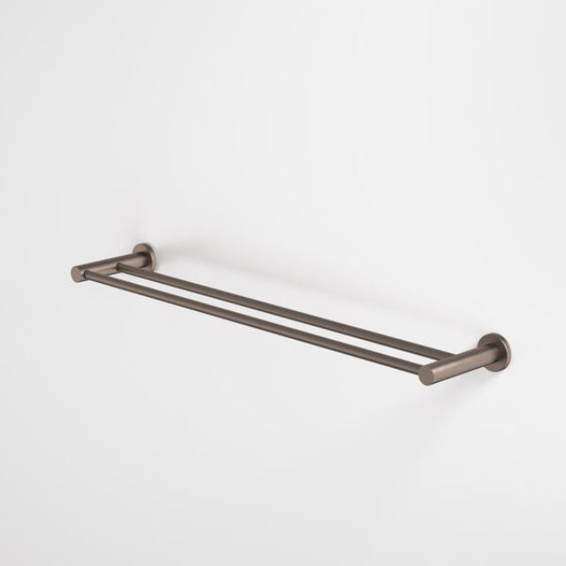 Caroma Liano II Double Towel Rail 640mm - Brushed Bronze 96447BBZ - The Blue Space