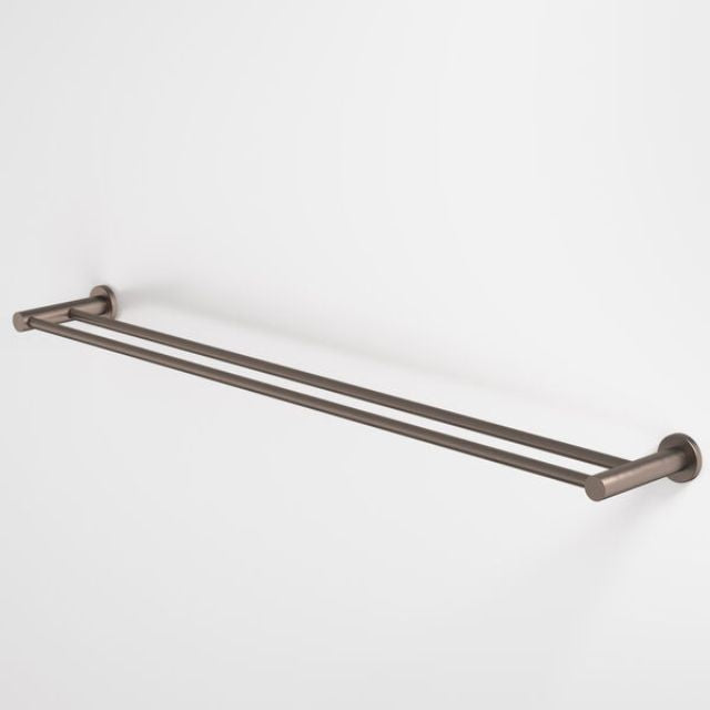 Caroma Liano II Double Towel Rail 840mm - Brushed Bronze 96448BBZ - The Blue Space