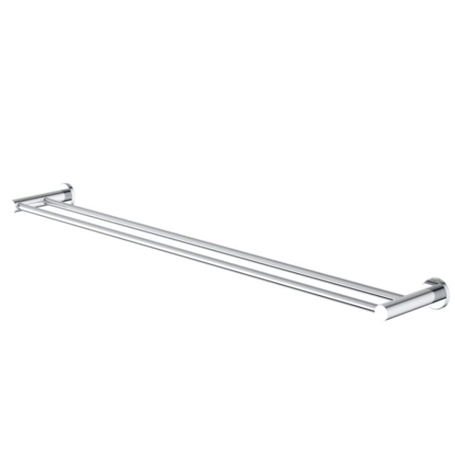 Angle Caroma Liano II Double Towel Rail 840mm - Chrome 96448C - The Blue Space