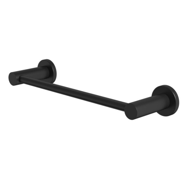 Angle Caroma Liano II Hand Towel Rail - Matte Black 96444B - The Blue Space