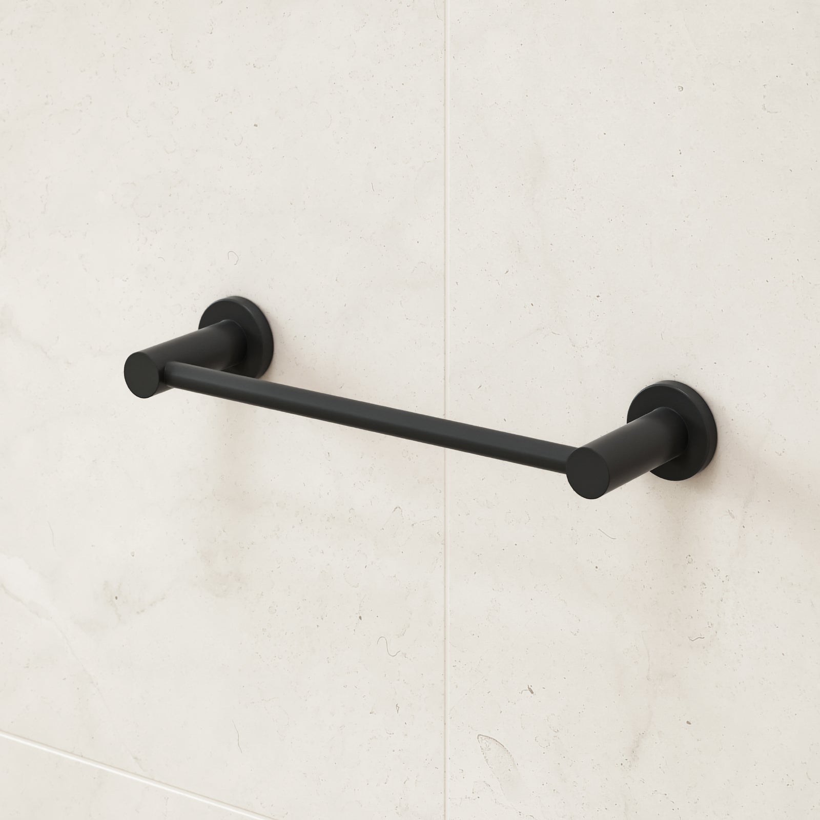 Caroma Liano II Hand Towel Rail Matte Black | The Blue Space