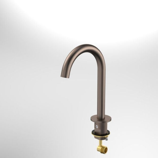 Full Caroma Liano II Hob Swivel Outlet 160mm - Brushed Bronze 96400BBZ65AF - The Blue Space