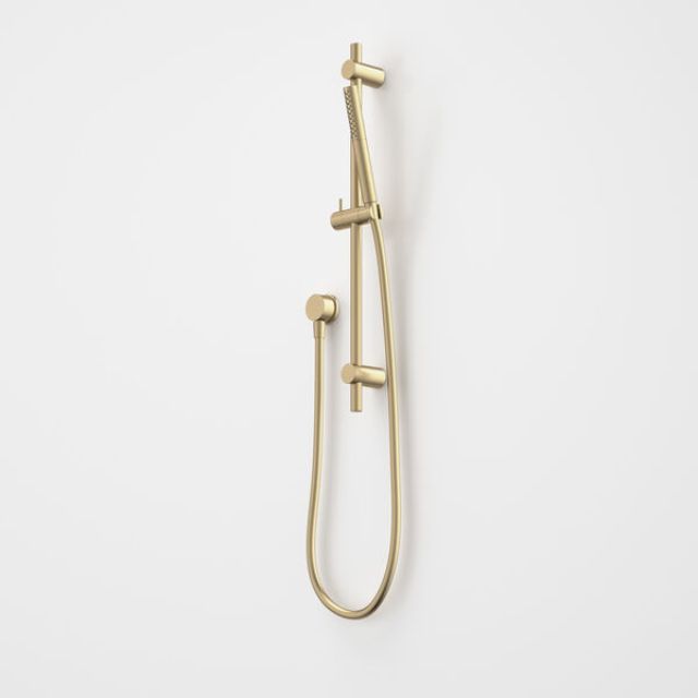 Caroma Liano II Rail Shower - Brushed Brass 96473BB3A - The Blue Space