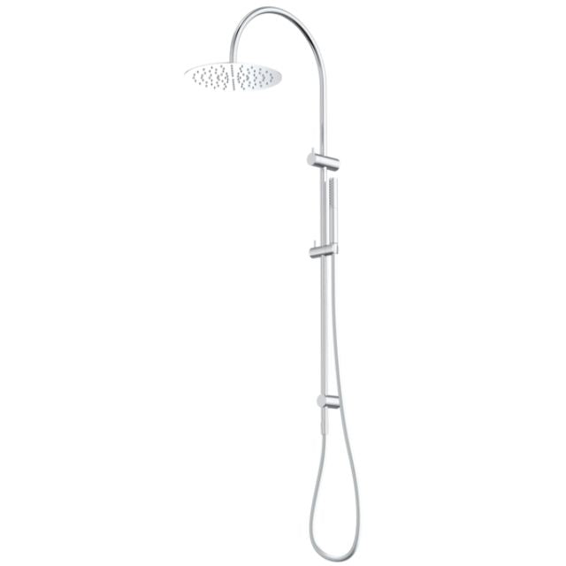 Angle Caroma Liano II Rail Shower with Overhead - Chrome 96470C33A - The Blue Space