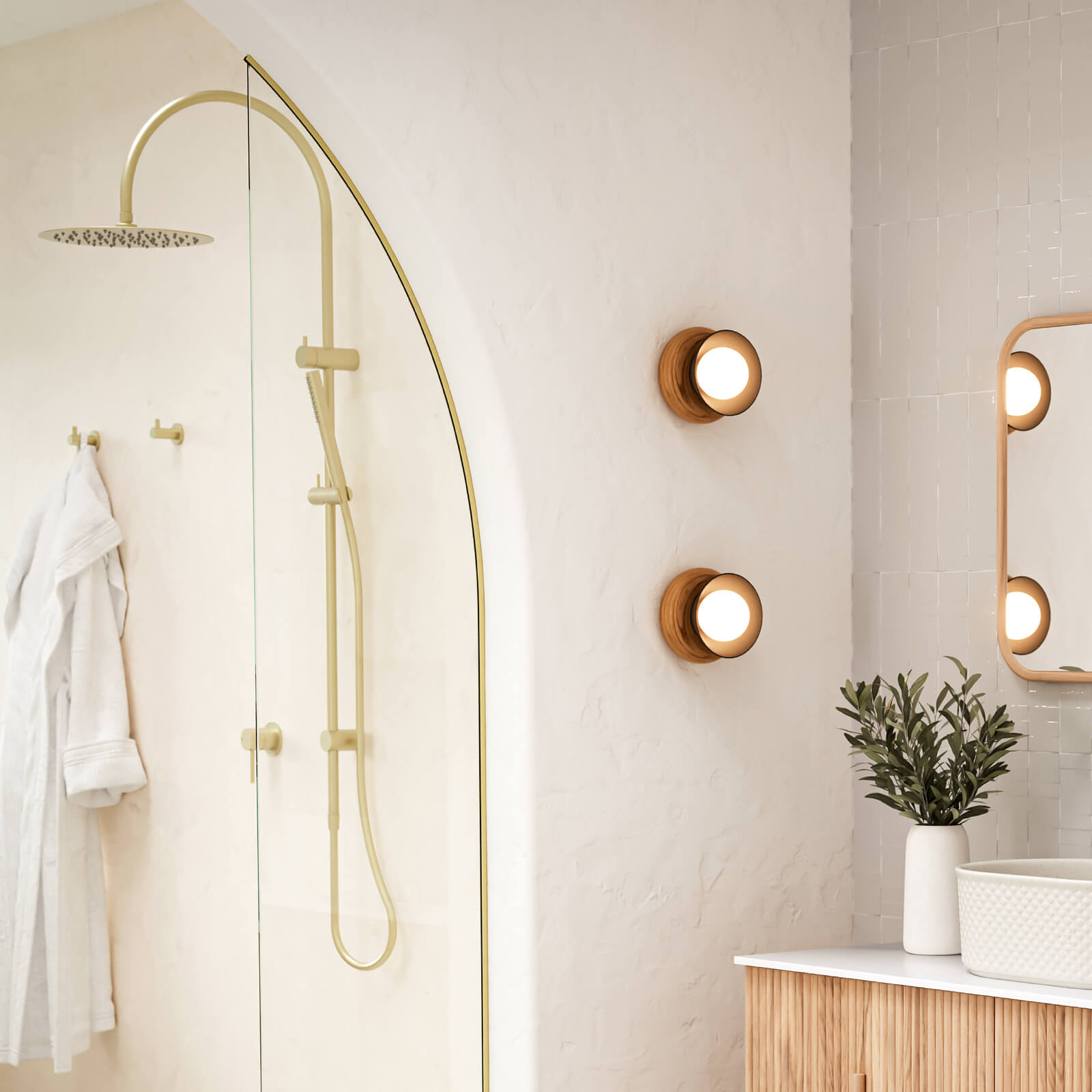 Caroma Liano II Rail Shower with Overhead | The Blue Space