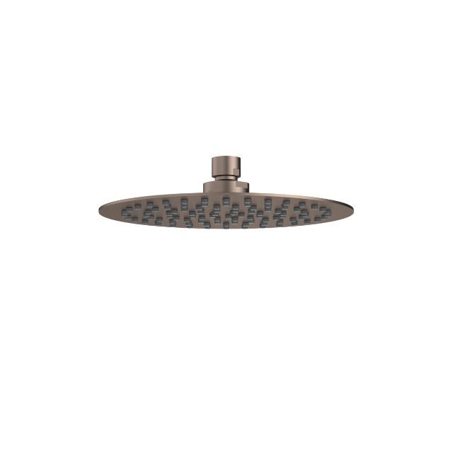 Angle Caroma Liano II Rain Shower Round (200mm) - Brushed Bronze 99663BBZ4E - The Blue Space