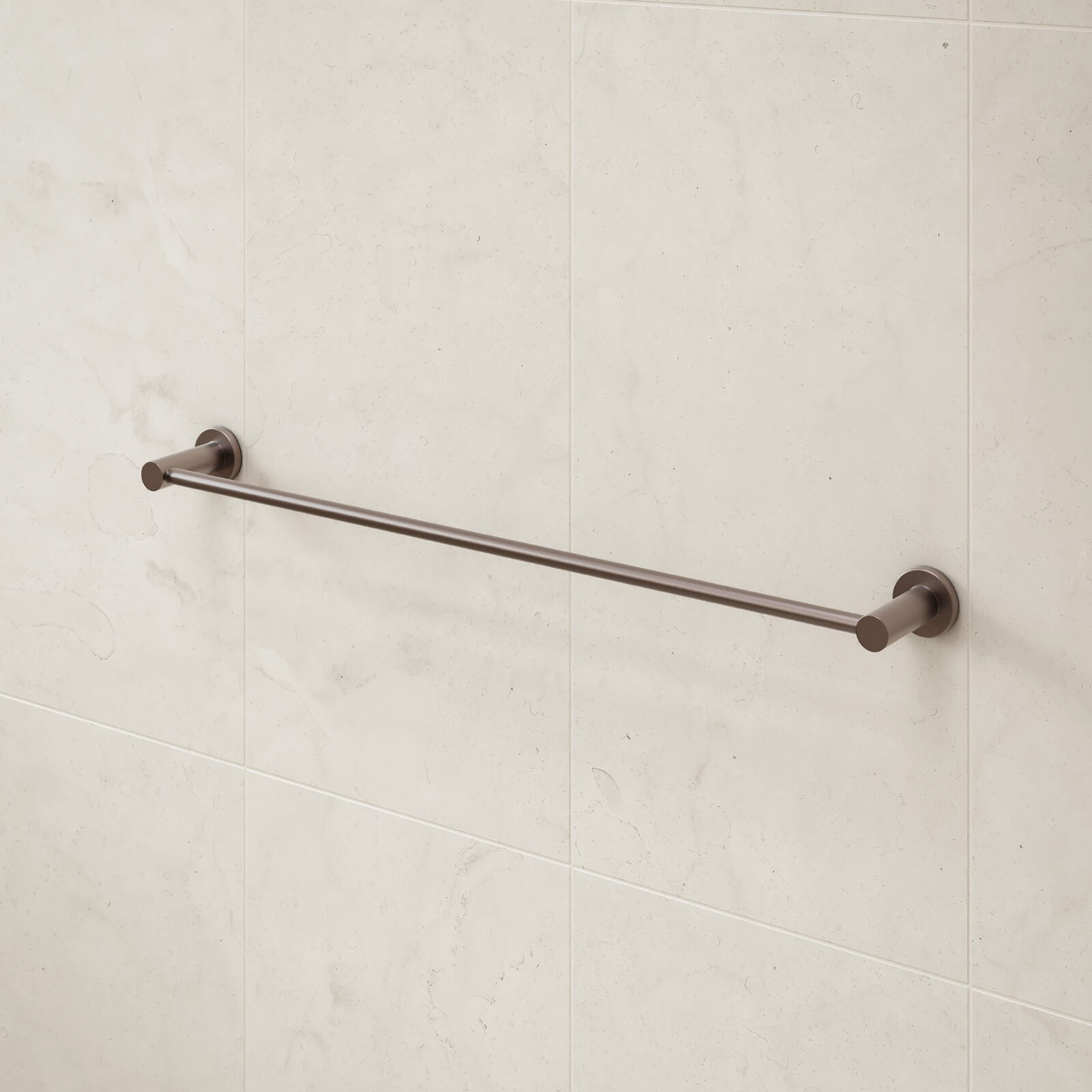 Caroma Liano II Single Towel Rail 640mm Brushed Bronze | The Blue Space