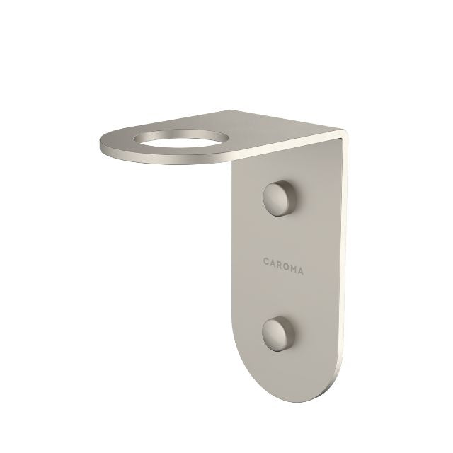 Angle Caroma Liano II Soap Bottle Holder - Brushed Nickel 96450BN - The Blue Space